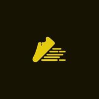 création de vecteur de logo de chaussures de sport