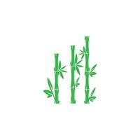 icône de vecteur de logo de bambou