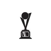 trophée icône logo vecteur