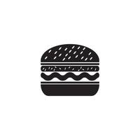 burger logo vecteur icône illustration