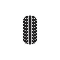 conception vectorielle de logo d'icône de pneus de voiture vecteur