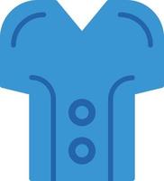 icône plate uniforme de football vecteur