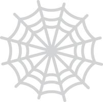 icône plate de toile d'araignée vecteur