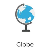 concepts de globe à la mode vecteur