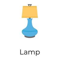 concepts de lampes à la mode vecteur