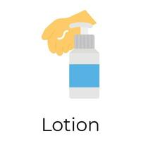 concepts de lotion à la mode vecteur