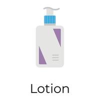 concepts de lotion à la mode vecteur