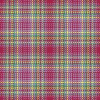 carreaux à carreaux sans couture. texture de vecteur de tissu. textile de fond motif tartan.