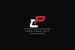 création de logo de lettre cp. illustration vectorielle d'icône de lettres cp modernes créatives. vecteur