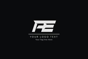 création de logo de lettre ae. illustration vectorielle créative moderne a eletters icône. vecteur