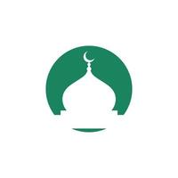 modèle de vecteur de logo de mosquée islamique