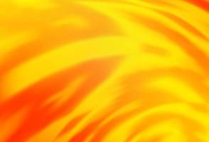 modèle abstrait de brillance floue vecteur jaune clair, orange.