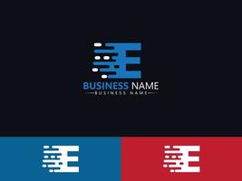 lettre e ee livraison express logo icon design vecteur