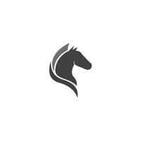 illustration vectorielle de cheval logo modèle vecteur