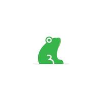 vecteur de modèle de logo grenouille