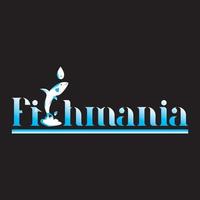 logo fishmania conçu pour les entreprises vecteur