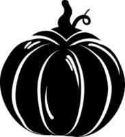 citrouille halloween ou silhouette de vacances de thanksgiving vecteur