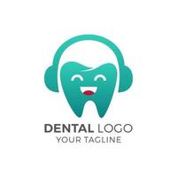 modèle vectoriel d'icône et de symbole de logo de dentiste dentaire