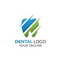 modèle vectoriel d'icône et de symbole de logo de dentiste dentaire