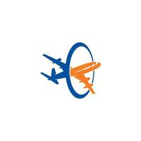 modèle de vecteur d'icône et de symbole de logo d'aviation