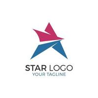 icône de logo étoile et modèle de vecteur de symbole