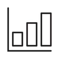 icône d'entreprise de statistiques de croissance vecteur