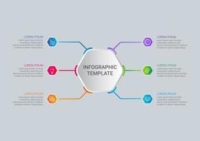 conceptions de modèles d'infographie vecteur