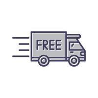 icône de vecteur libre de livraison