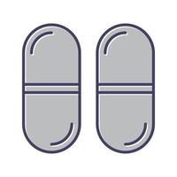 icône de vecteur de capsules
