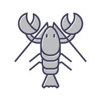 icône de vecteur de homard