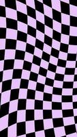 esthétique mignon damier vertical violet et noir déformé, vichy, plaid, illustration de fond d'écran de dames, parfait pour la toile de fond, le papier peint, la carte postale, la bannière, la couverture vecteur