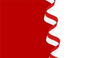 indonésie drapeau modèle arrière-plan rouge blanc illustration vectorielle vecteur