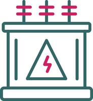 icône de vecteur de transformateur