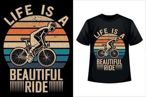 libérez votre esprit et vos jambes suivront - modèle de conception de t-shirt de cyclisme vecteur