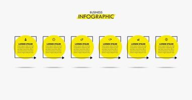 modèle d'infographie d'entreprise vecteur