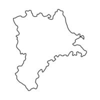 carte de lucerne, cantons suisses. illustration vectorielle. vecteur