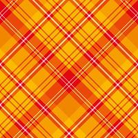 motif sans couture dans des couleurs jaunes, orange et rouges chaudes et élégantes pour le plaid, le tissu, le textile, les vêtements, la nappe et d'autres choses. image vectorielle. 2 vecteur