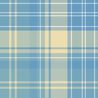 motif sans couture dans des couleurs bleues, jaunes et blanches discrètes pour le plaid, le tissu, le textile, les vêtements, la nappe et d'autres choses. image vectorielle. vecteur