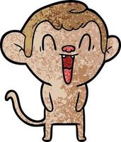 personnage de singe vecteur en style cartoon