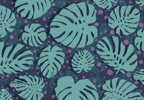 Polka Dotted Background Daun Vector