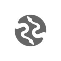 illustration de conception icône logo python vecteur