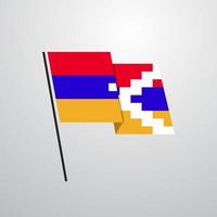 république du haut-karabakh vecteur