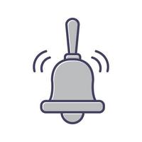 icône de vecteur de cloche de sonnerie