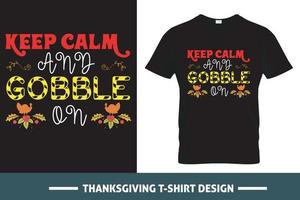 conception de t-shirt de thanksgiving, slogan de t-shirt et conception de vêtements, typographie, impression, vecteur de thanksgiving illustration de thanksgiving pro vecteur