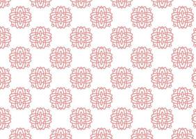 modèle de vecteur de fond de modèle sans couture de mandala de doodle ornemental, modèle sans couture avec paisley, mandala et motif floral pour papier peint