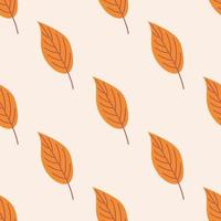 modèle sans couture avec des feuilles d'automne. la collection du jour de Thanksgiving. illustration vectorielle plane vecteur