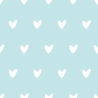 bleu modèle sans couture bébé garçon design enfants mignons fond d'écran de couleur douce coeur dessiné à la main sur fond bleu modèle de douche de bébé graphique avec illustration vectorielle d'élément amour minimaliste tendre. vecteur