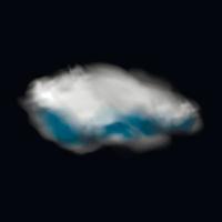 icône météo nuage vecteur
