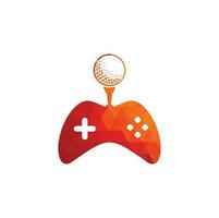 modèle de conception de logo de jeu de golf. élément de conception de logo icône jeu de golf vecteur