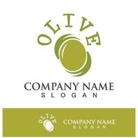 création de logo d'huile d'olive extra vierge vecteur